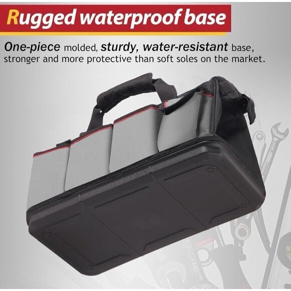 IRONLAND Tool Bag Organizer 16.5 Inch for men, Waterproof Heavy Duty ToolBag - Picture 7 of 7